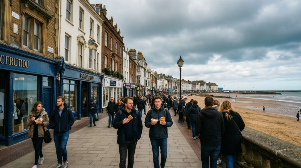 Море рядом: однодневная поездка в Зеленоградск - пляжи, променад и коты - иллюстрация