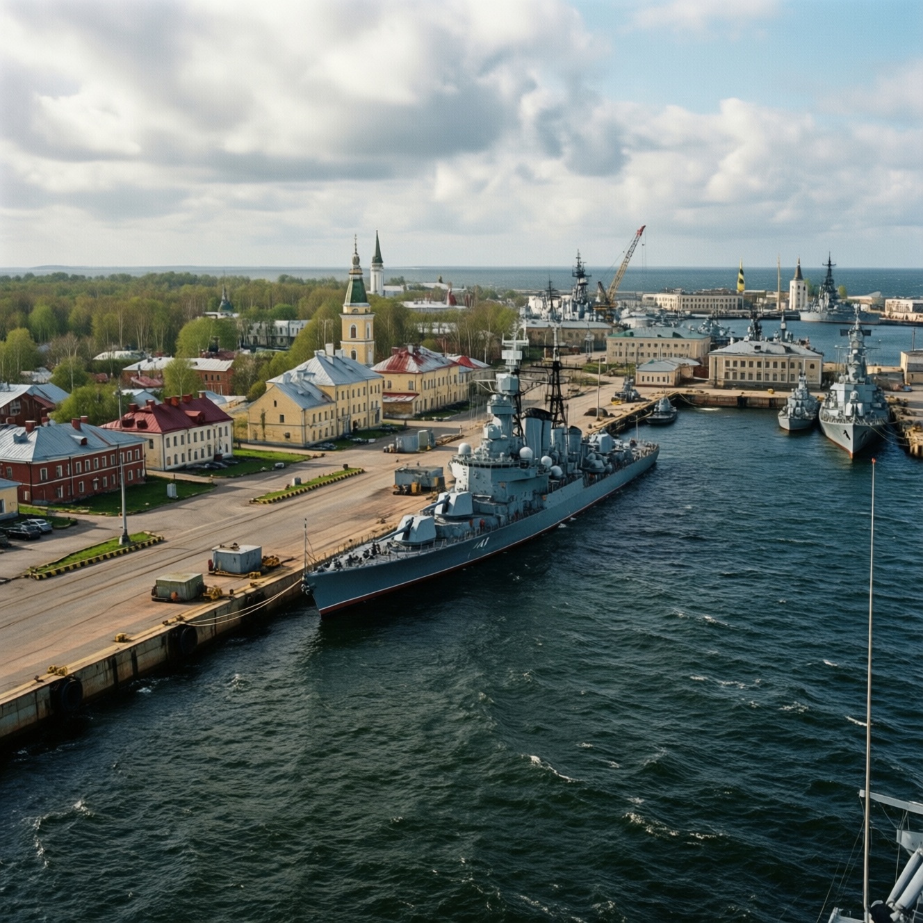 Балтийск — город моряков и маяков: гавань и атмосфера самого западного города России