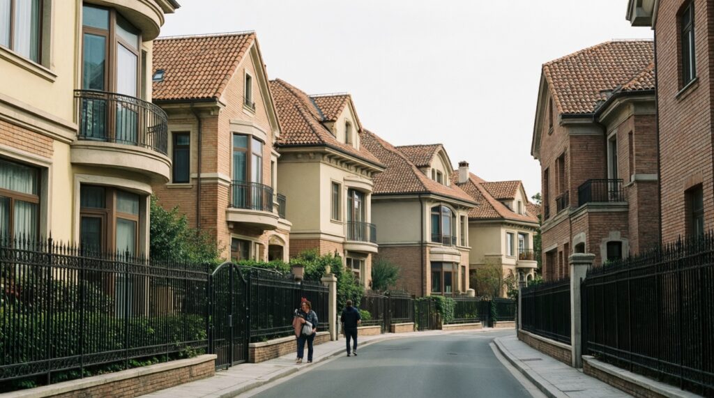 Маршрут по немецким виллам и районам: Амалиенау и соседние кварталы - иллюстрация