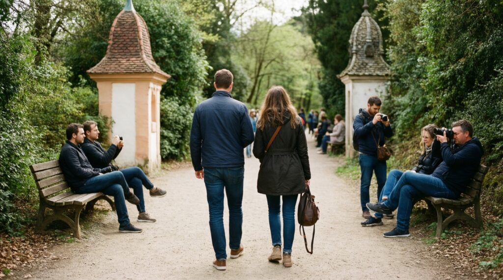 Амалиенау: прогулка по немецким виллам и атмосферным улочкам - иллюстрация