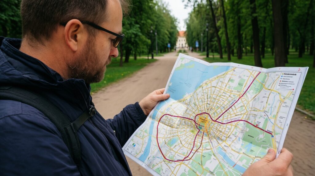 Амалиенау: прогулка по немецким виллам и атмосферным улочкам - иллюстрация