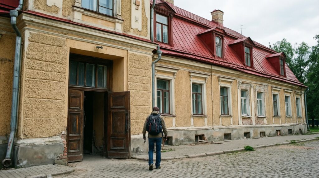 Амалиенау: прогулка по району вилл, детали архитектуры и атмосфера - иллюстрация