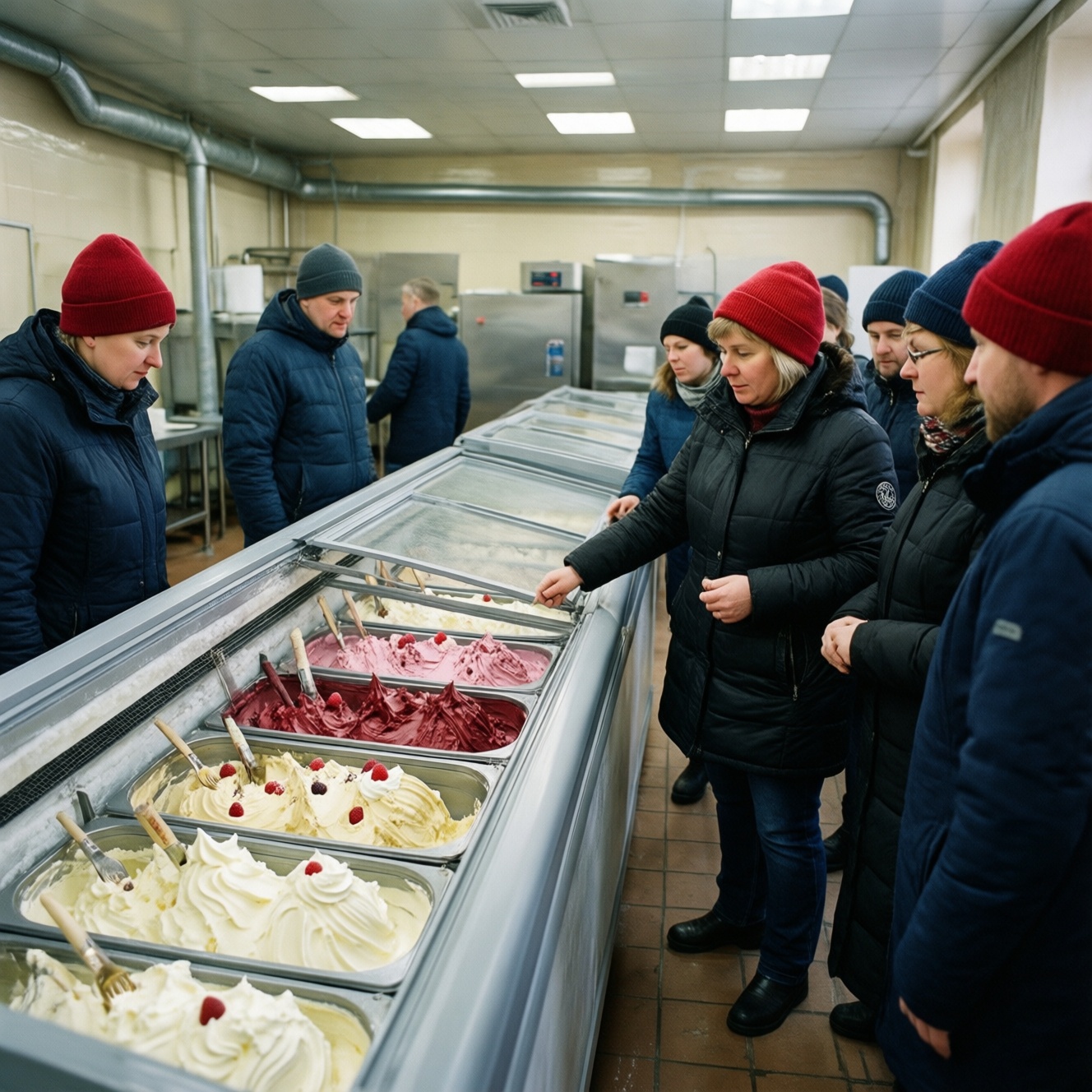 Экскурсия на фабрику мороженого в СПб: производство джелато и дегустация